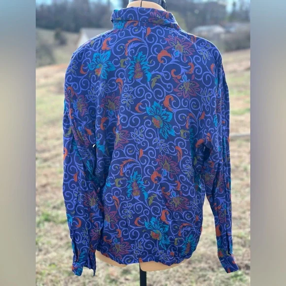 Vintage Karen Kane blouse shirt - Picture 4 of 7